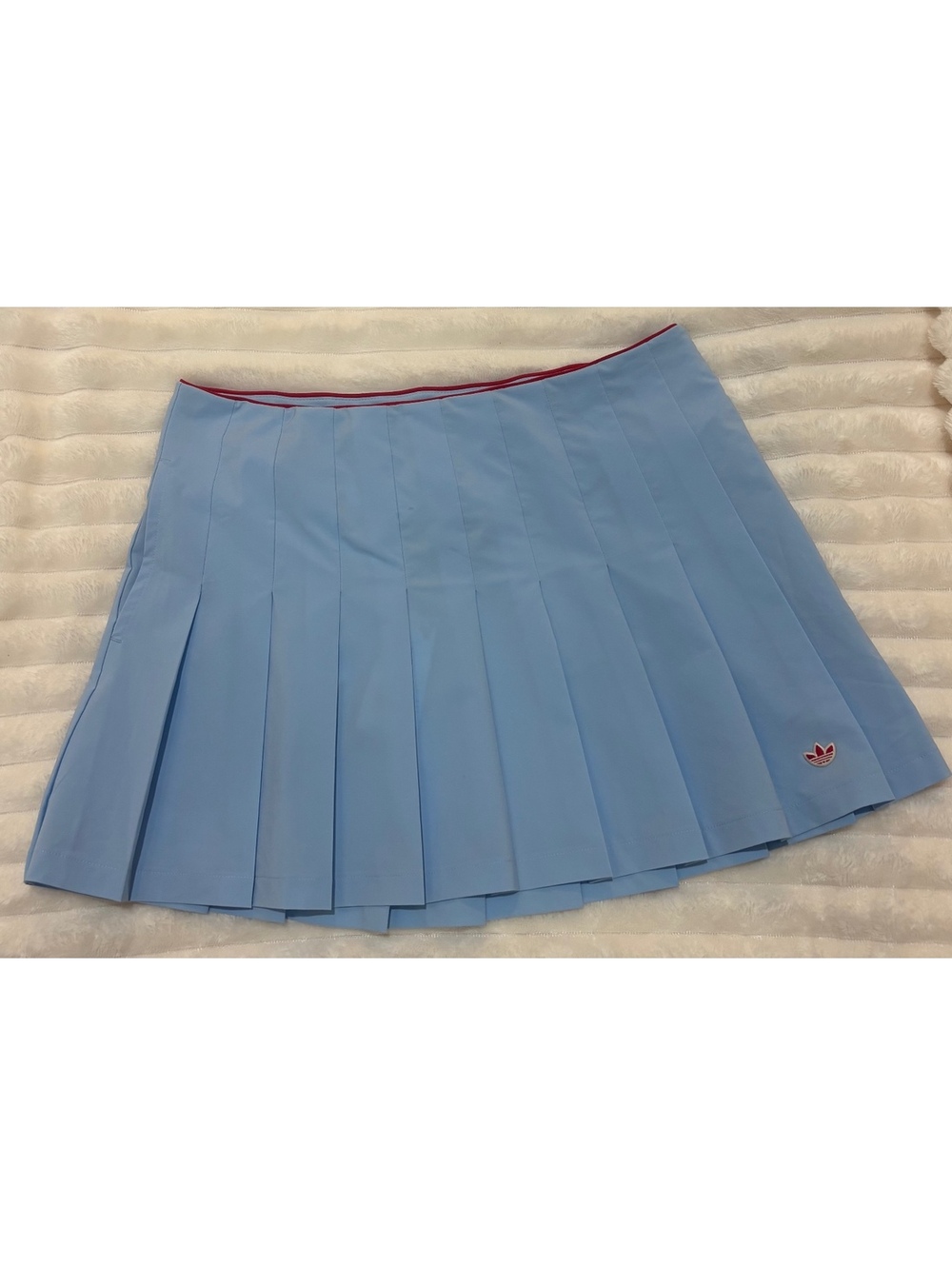 Adidas Originals Pleated Golf Tennis Skirt Blue NWT Pockets Women’s 14